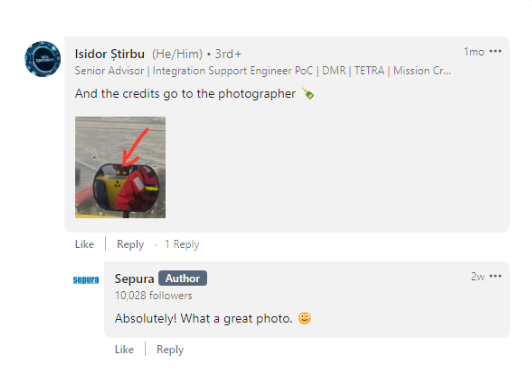 A COMMENT THREAD FROM LINKEDIN.